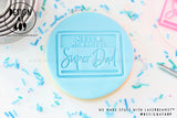 Hello My Name Is: Super Dad Acrylic Embosser Stamp