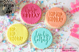 Hip Hip Hooray 1 Acrylic Embosser Stamp