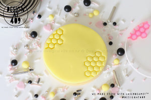 Honey Comb Acrylic Embosser Stamp