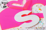 Acrylic Letter & Number Templates - Slimmer Width (Options available)