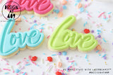Love Embossing Stamp & Cutter