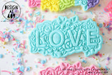 Love Floral Embossing Stamp & Cutter