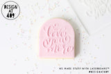 Love You More Raised Acrylic Fondant Stamp