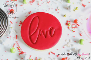 Love 3 Acrylic Embosser Stamp