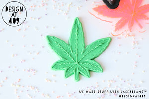 Marijuana Leaf Stamp & Cutter