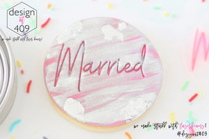 Married Acrylic Embosser Stamp