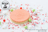 May Your Days Be Merry And Bright Raised Acrylic Fondant Stamp