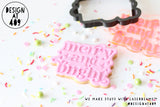 Merry And Bright Embossed Stamp & Cutter