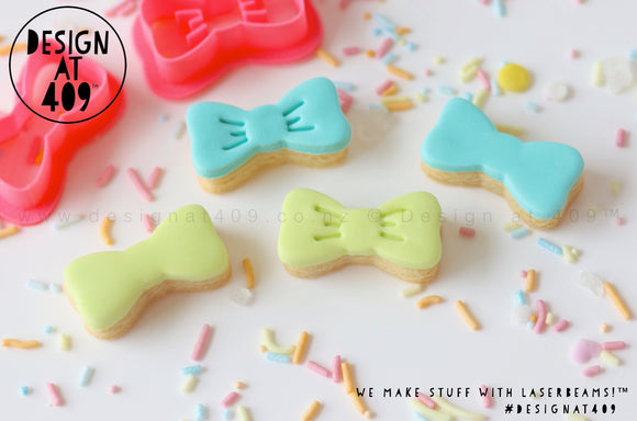 Mini Bow Shape Cookie Cutter or Detail Cookie Cutter