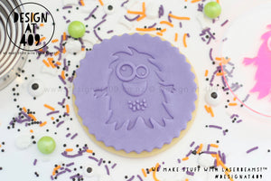 Monster 3 Acrylic Embosser Stamp