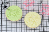 Custom Mr & Mrs last Name (with/without date) Acrylic Embosser Stamp