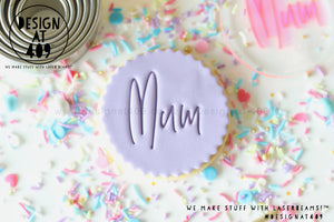 Mum 3 Acrylic Embosser Stamp