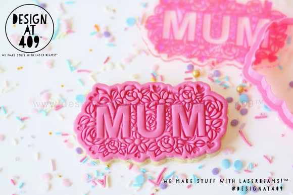 Floral Mum Stamp & Cutter