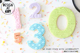 Number Shape Cookie Cutter (5 sizes)