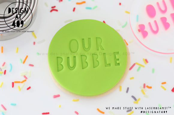 Our Bubble Acrylic Embosser Stamp