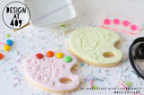 Paint Palette Shape Cookie Cutter (With/Without Dots)