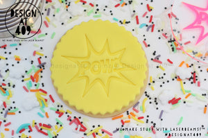 Pow! Acrylic Embosser Stamp