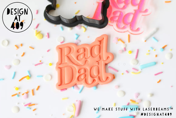 Small Rad Dad Stamp & Cutter