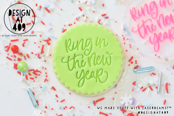 Ring In The New Year Acrylic Embosser Stamp