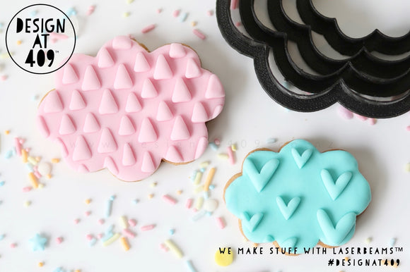Round Cloud Shape Cookie Cutter (4 sizes)