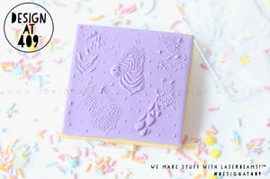 Safari Animals Patterned Raised Acrylic Fondant Stamp