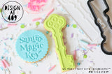 Santa’s Magic Key Set Embossing Stamp + Key Raised Stamp & Cutter