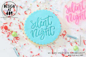 Silent Night Acrylic Embosser Stamp