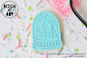 Snow Globe Embossed Stamp & Cutter