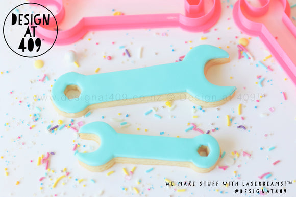 Spanner Shape Cookie Cutter (2 sizes)