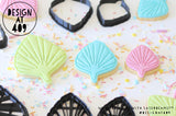 Spear Leaf Shape Cookie Cutter + Detail Cutters (3 sizes)