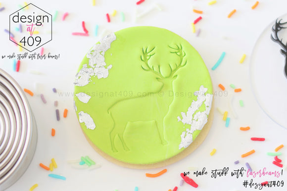 Stag Acrylic Embosser Stamp
