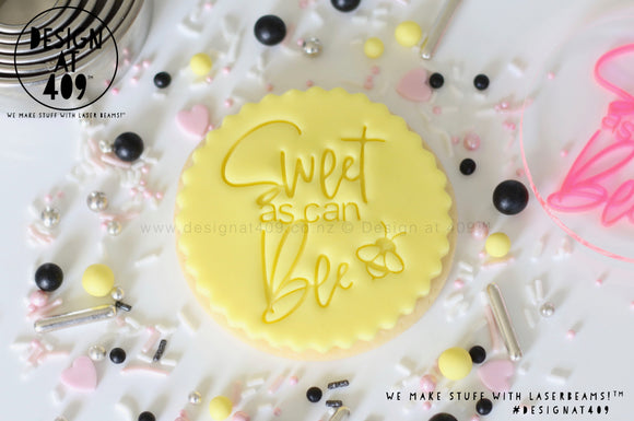 Sweet As Can Bee 1 Acrylic Embosser Stamp