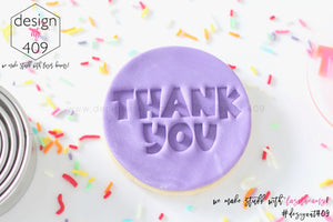 Thank You 1 Acrylic Embosser Stamp