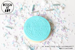 The Claus Cookie Co Raised Acrylic Fondant Stamp