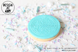 The Claus Cookie Co Raised Acrylic Fondant Stamp
