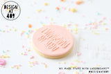 Thinking Of You 2 Raised Acrylic Fondant Stamp