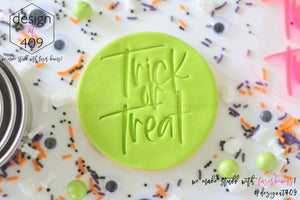 Trick Or Treat 1 Acrylic Embosser Stamp