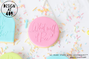 What Will It Bee? Raised Acrylic Fondant Stamp