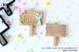 Wooden Sign Shape Cookie Cutter (3 sizes)
